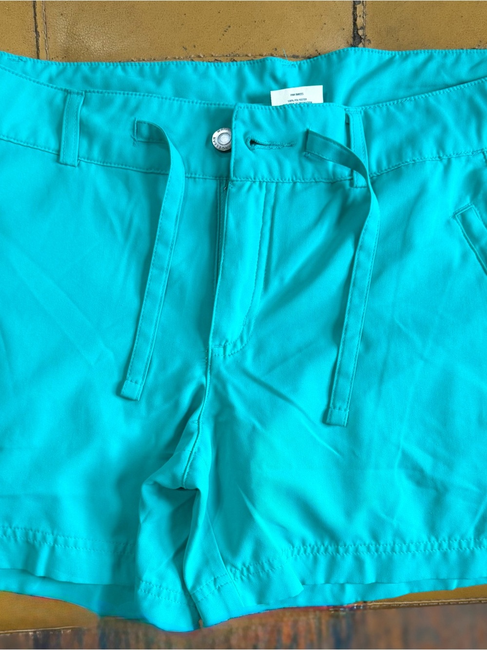 Magellan Outdoors Turquoise Athletic Drawstring Fishing Shorts